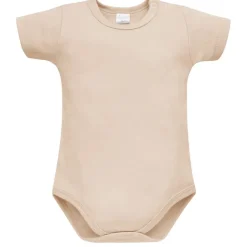 Niemowlęce body z krótkim rękawem Beige - Lovely Day | Pinokio