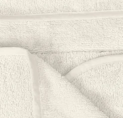 Okrycie kąpielowe ecru 70x140 ręcznik z kapturkiem MAXI JUNIOR | BabyMatex
