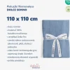 Otulacz, pieluszka muślinowa Double Gauze 110x110cm - Jeans | Dolce Sonno