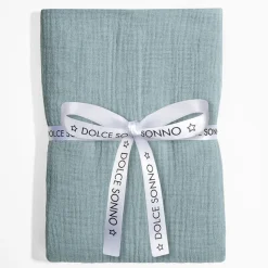 Otulacz, pieluszka muślinowa Double Gauze 110x110cm - Khaki | Dolce Sonno