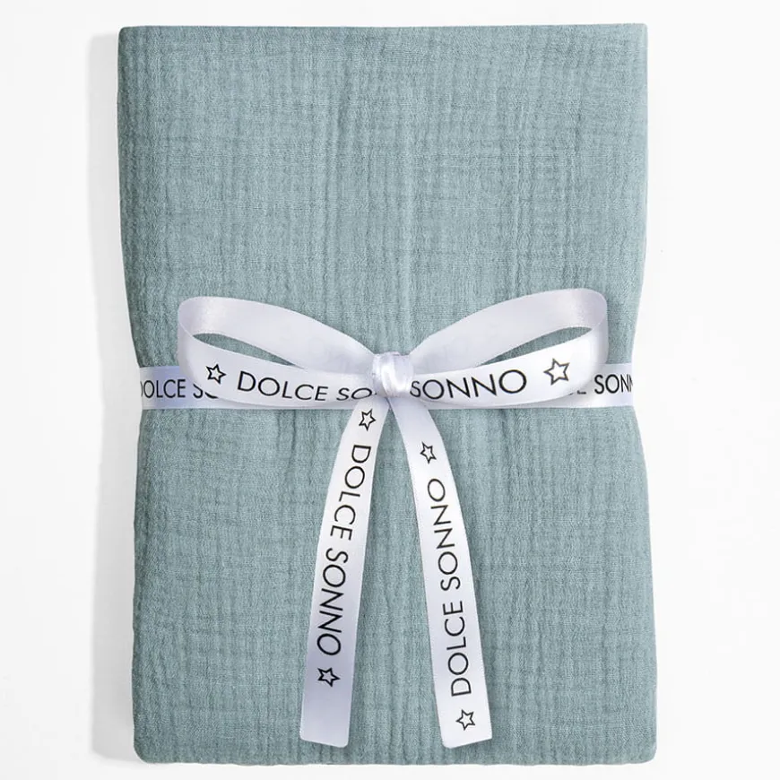 Otulacz, pieluszka muślinowa Double Gauze 110x110cm - Khaki | Dolce Sonno