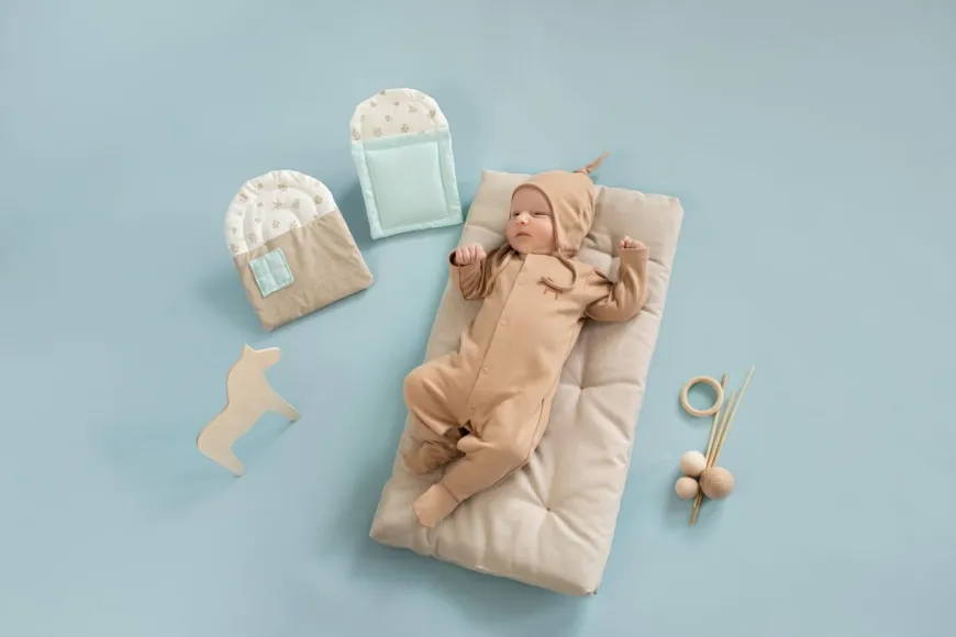 Pajac niemowlęcy na napy brązowy z konikiem - Wooden Pony | Pinokio