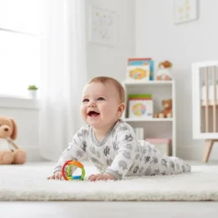 Pajac niemowlęcy Szare Słonie - Dolce Sonno