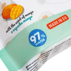 Papier toaletowy nawilżany wodą o zapachu mango dla dzieci i dorosłych - Akuku