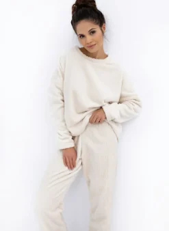 Piżama damska Bridget Homewear ecru | Sensis