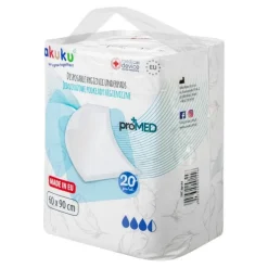 Podkłady higieniczne jednorazowe proMED 90x60 20 szt. | Akuku  A0144