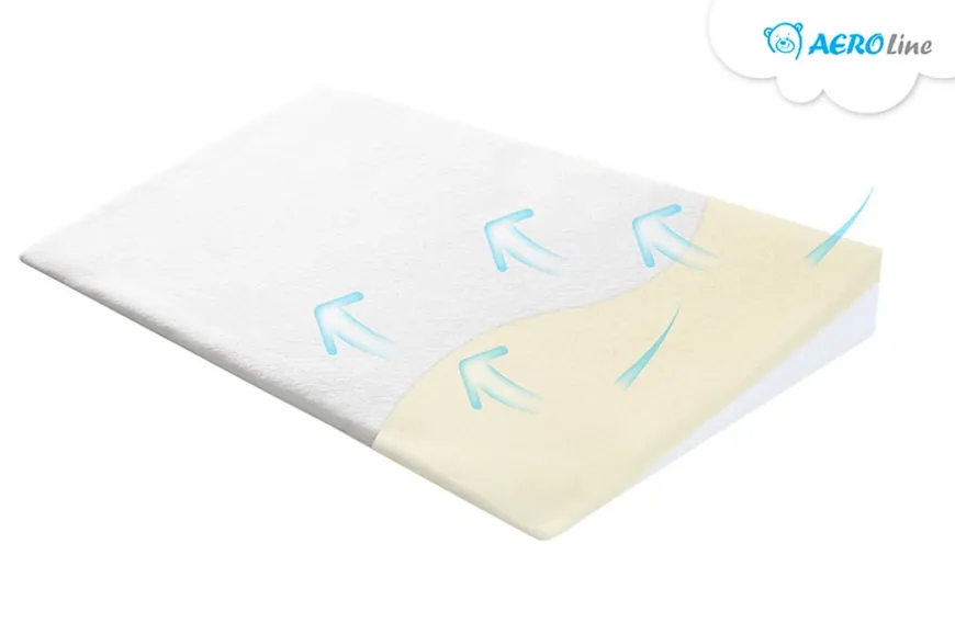 Poduszka Klin Air do łóżeczka, kołyski - dwustronna | Babymatex