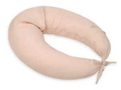 Poduszka pozycjonująca dla kobiet w ciąży i karmiących mam Relax Linen - jasny róż | BabyMatex TB0448_09