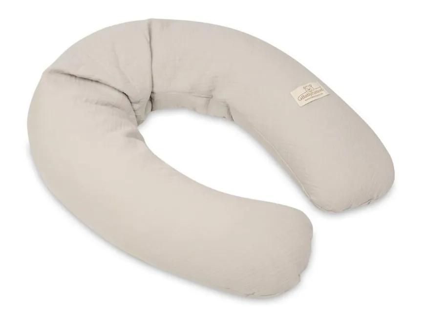 Poduszka pozycjonująca Relax Muslin - jasny szary | BabyMatex TB0455_42