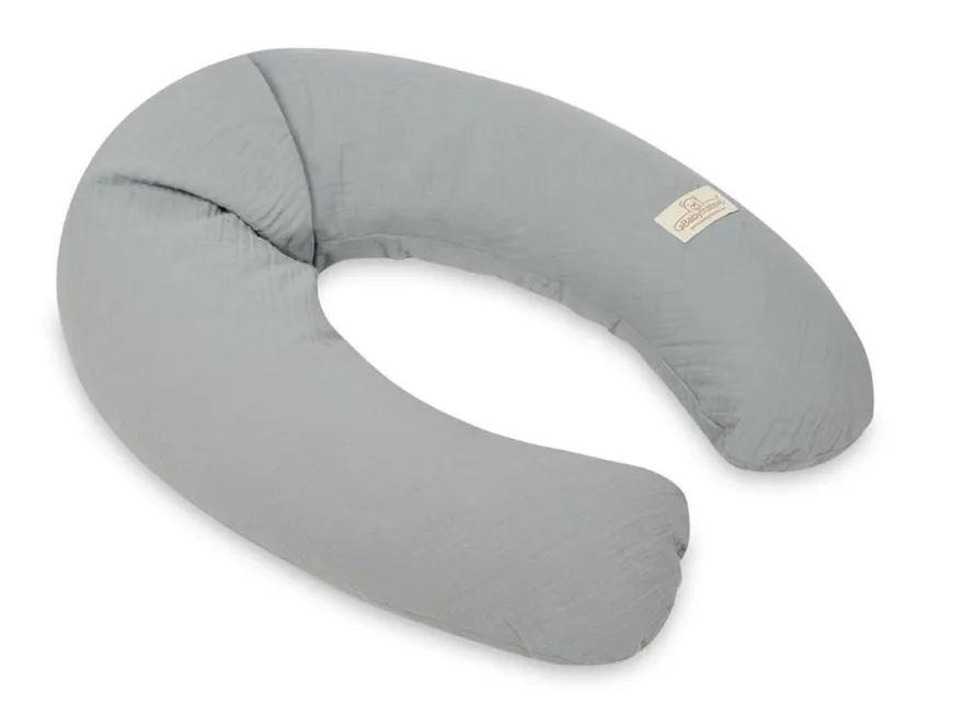 Poduszka pozycjonująca Relax Muslin - szara | BabyMatex TB0455_44