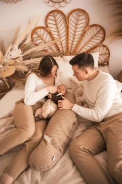 Poduszka pozycjonująca Relax Prestige Muslin - beż/brąz | BabyMatex TB0451_05