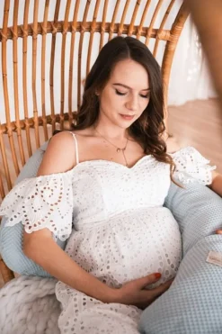 Poduszka pozycjonująca Relax Prestige Muslin - mięta | BabyMatex TB0451_02