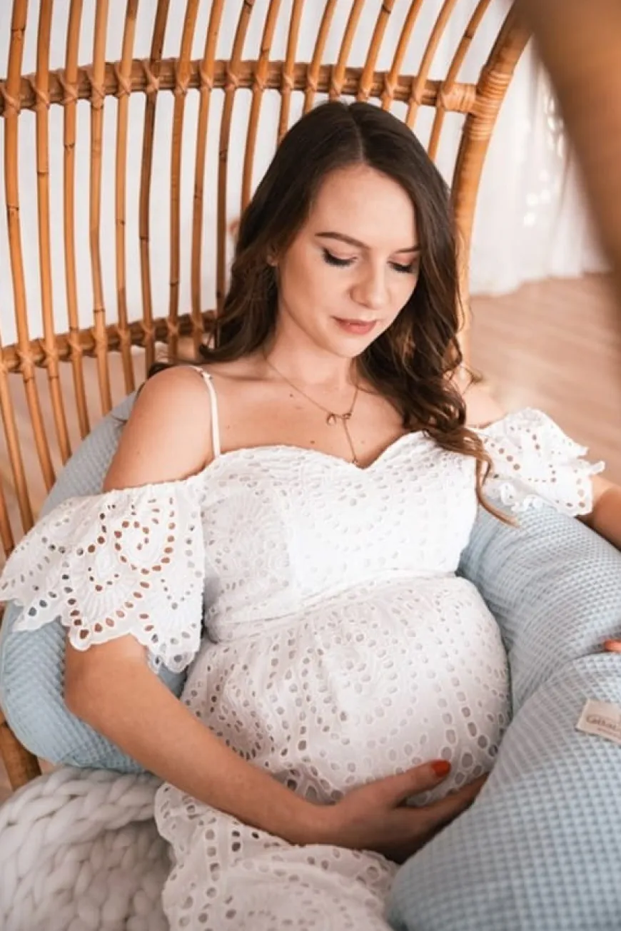 Poduszka pozycjonująca Relax Prestige Muslin - mięta | BabyMatex TB0451_02