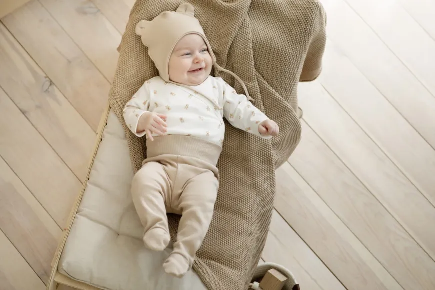 Półśpiochy niemowlęce beige - Lovely Day | Pinokio