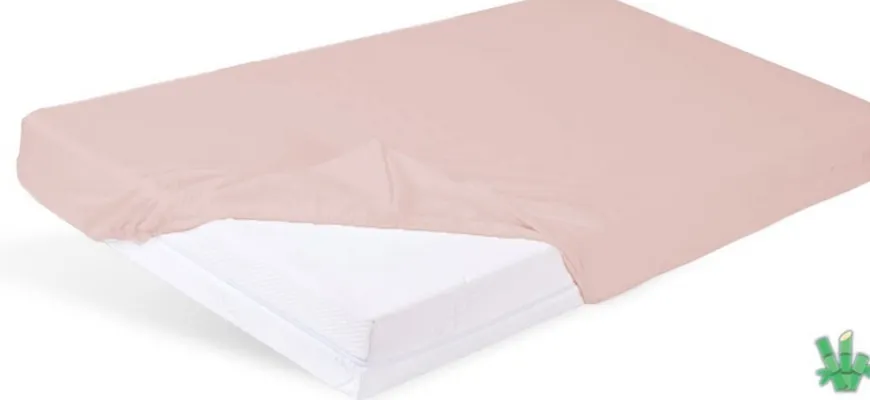 Prześcieradło Bamboo z gumką 80x160 | BabyMatex