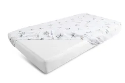 Prześcieradło bawełniane z gumką 70x140 Ważka - Baby Matex