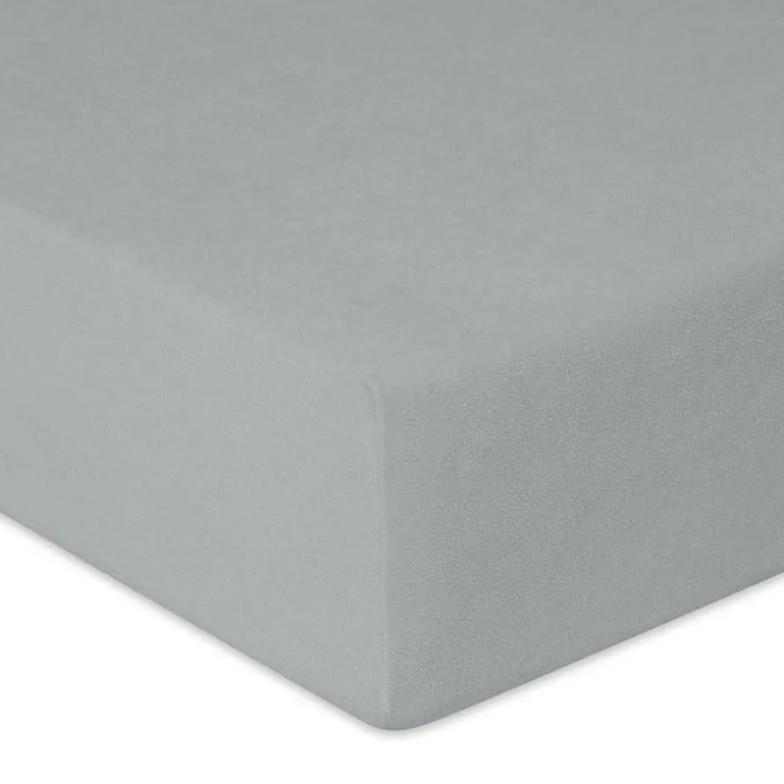 Prześcieradło Frotte Premium z gumką w tunelu - Szare | Matex 42