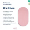 Prześcieradło muślinowe 75x35 cm do kołyski gondoli kosza Mojżesza  | Brudny Róż - Dolce Sonno