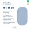Prześcieradło muślinowe 75x35 cm do kołyski gondoli kosza Mojżesza  | Jeans - Dolce Sonno
