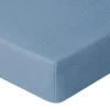 Prześcieradło muślinowe z gumką 60X120 Jeans | Dolce Sonno