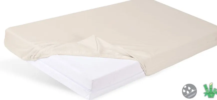 Prześcieradło nieprzemakalne Bamboo z gumką 60x120 - Baby Matex