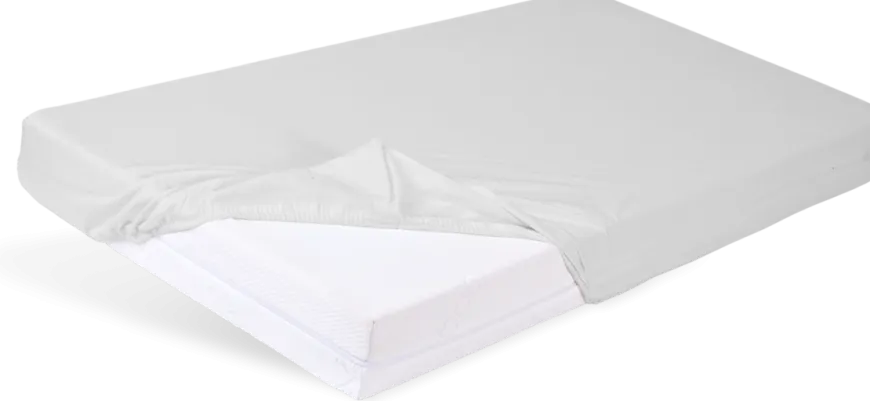 Prześcieradło nieprzemakalne Bamboo z gumką 60x120 - Baby Matex