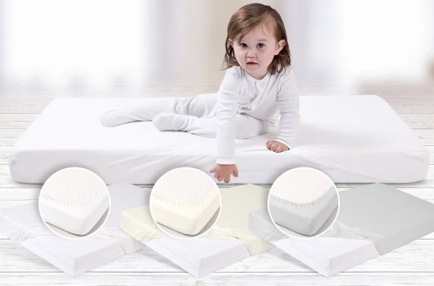 Prześcieradło nieprzemakalne Bamboo z gumką 60x120 - Baby Matex