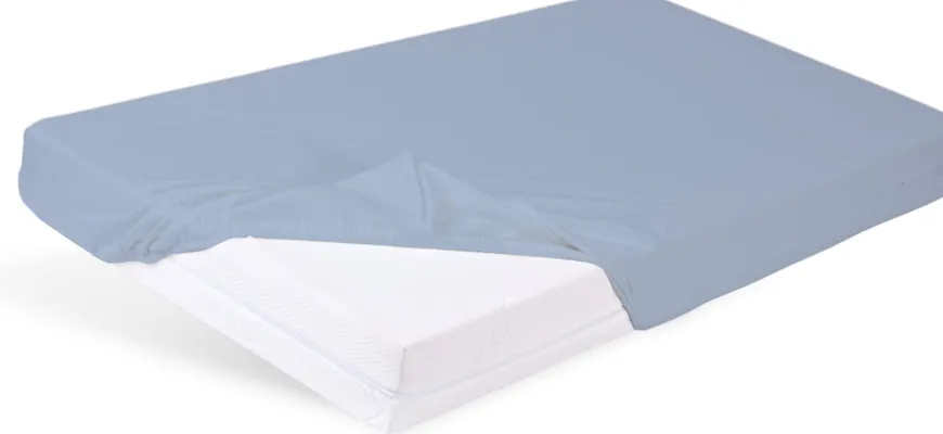 Prześcieradło nieprzemakalne Bamboo z gumką 60x120 - Baby Matex