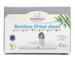 Prześcieradło 70x140 BAMBOO z gumką - kolory TB0352 | BabyMatex