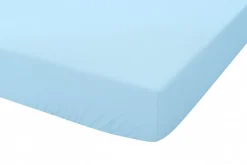 Prześcieradło z gumką Jersey 60x120 Niebieskie 100% Bawełna Premium – Dolce Sonno