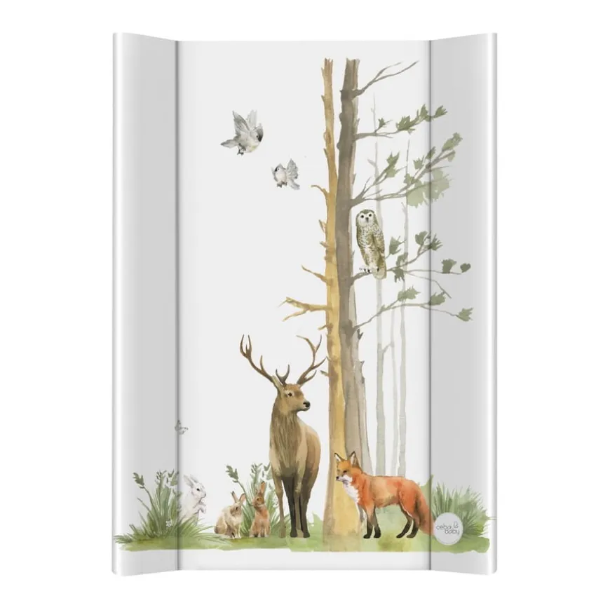 Przewijak twardy krótki 70x50 cm Basic Woodland CEBA BABY