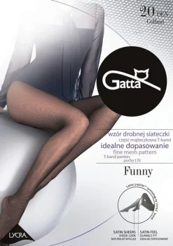 Rajstopy damskie Funny nero 20den | Gatta