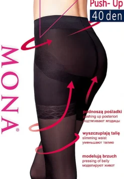 Rajstopy damskie Push Up 40 den - Mona