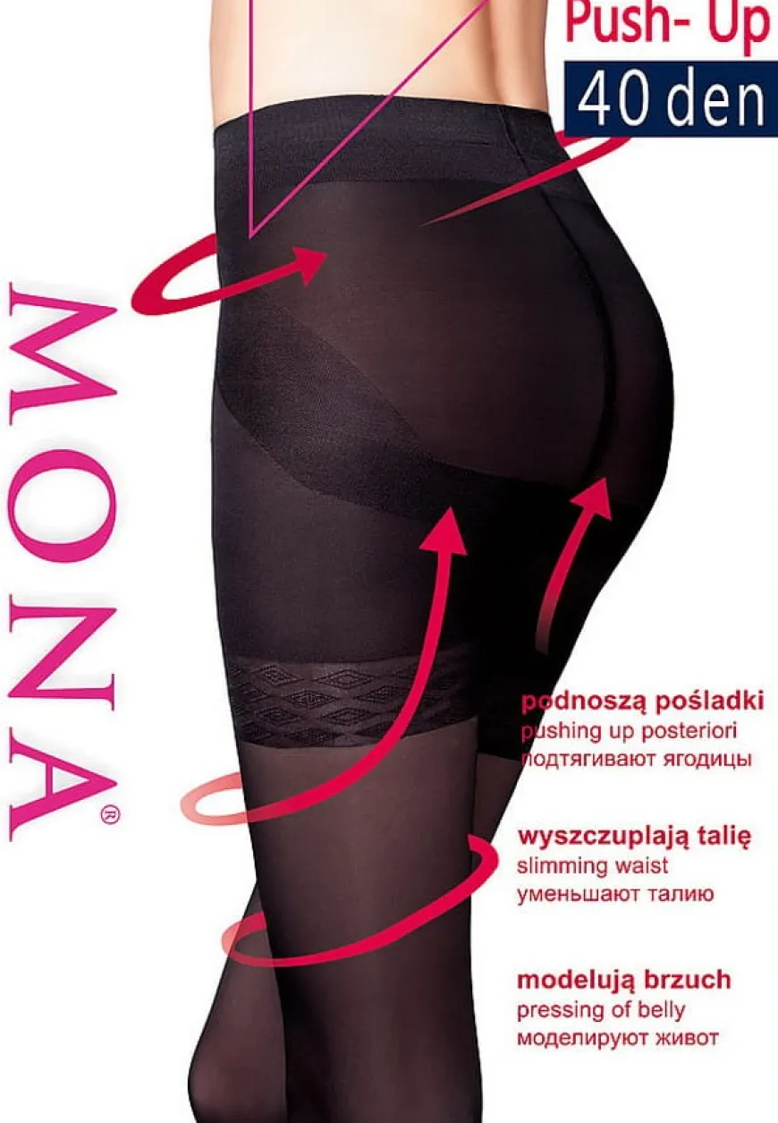 Rajstopy damskie Push Up 40 den - Mona