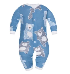 Rampers niemowlęcy, pajac bez stópek Granatowy Koala - Dolce Sonno
