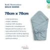 Rożek niemowlęcy muślinowy Double Gauze - Khaki | Dolce Sonno
