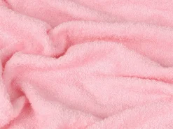 Różowe okrycie kąpielowe frotte 100x100 | Maxi - BabyMatex