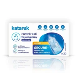Roztwór Soli Fizjologicznej Secure + 20 x 5ml NaCl 0,9%  | Katarek