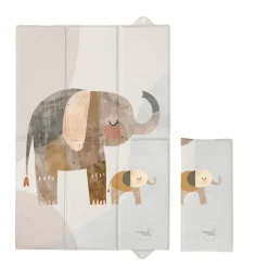 Składana mata turystyczna do przewijania 60x40 cm Basic Elephant Family CEBA BABY
