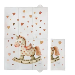 Składana mata turystyczna do przewijania 60x40 cm Basic Rocking Horse CEBA BABY