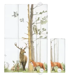 Składana mata turystyczna do przewijania 60x40 cm Basic Woodland CEBA BABY