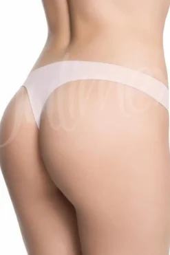 Stringi o obniżonej linii bioder, beżowe | Panty - Julimex