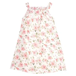 Sukienka muślinowa ecru w kwiaty - Muslin Flowers | Pinokio