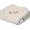Szare okrycie kąpielowe frotte 100x100 | Maxi - BabyMatex