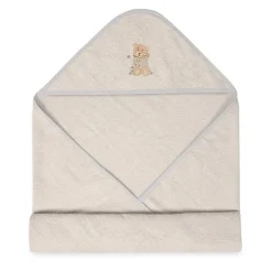 Szare okrycie kąpielowe frotte 100x100 | Maxi - BabyMatex