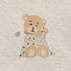 Szare okrycie kąpielowe frotte 100x100 | Maxi - BabyMatex
