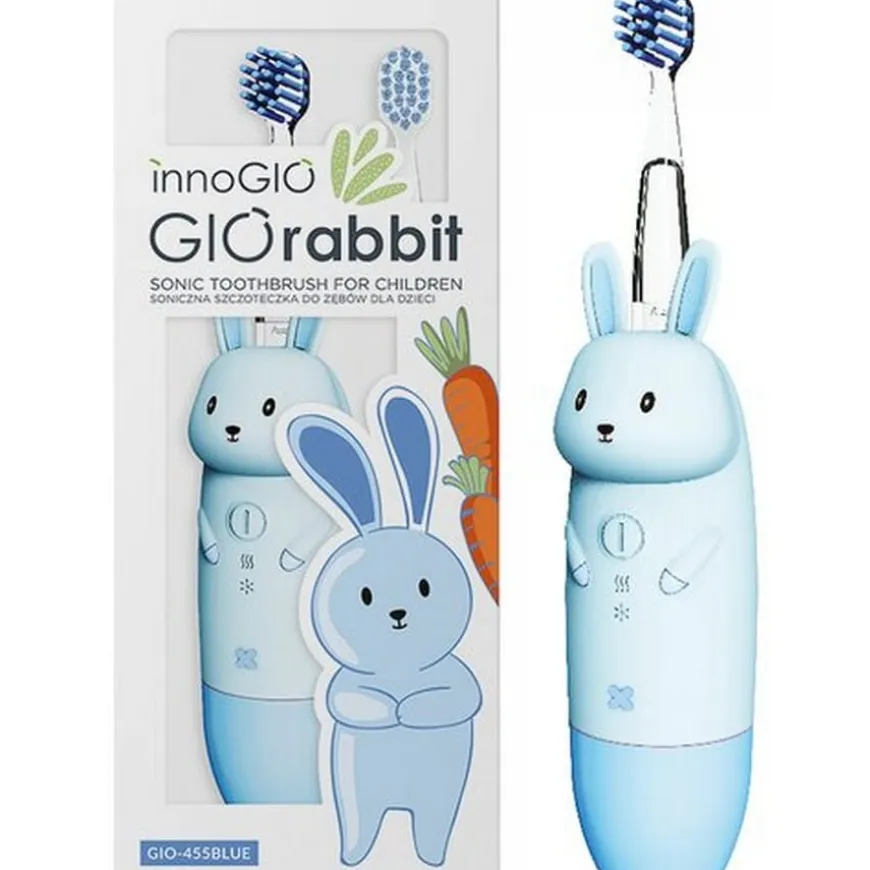Szczoteczka do zębów dla dzieci Soniczna Blue GIOrabbit - INNOGIO