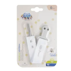 Tasiemka do smoczka Little Prince szary  | Canpol babies
