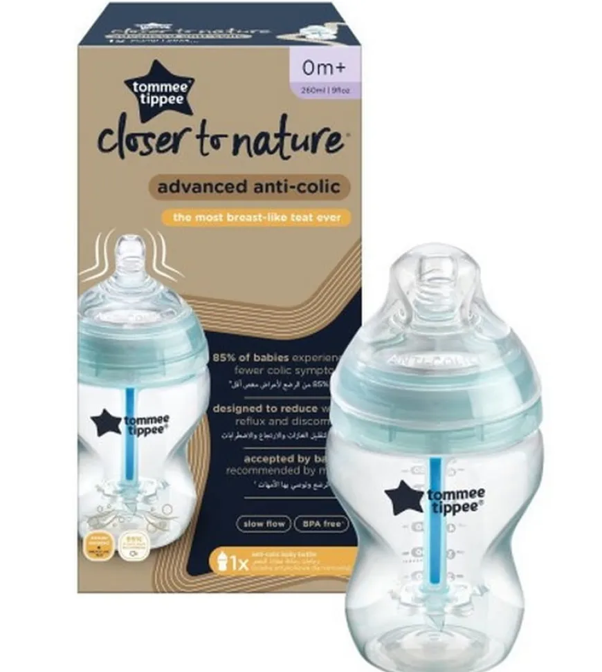 Tommee Tippee Butelka plastikowa do karmienia 260ml 0+