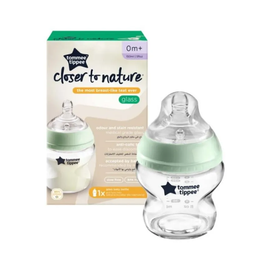 Tommee Tippee Butelka szklana do karmienia 150ml 0m+